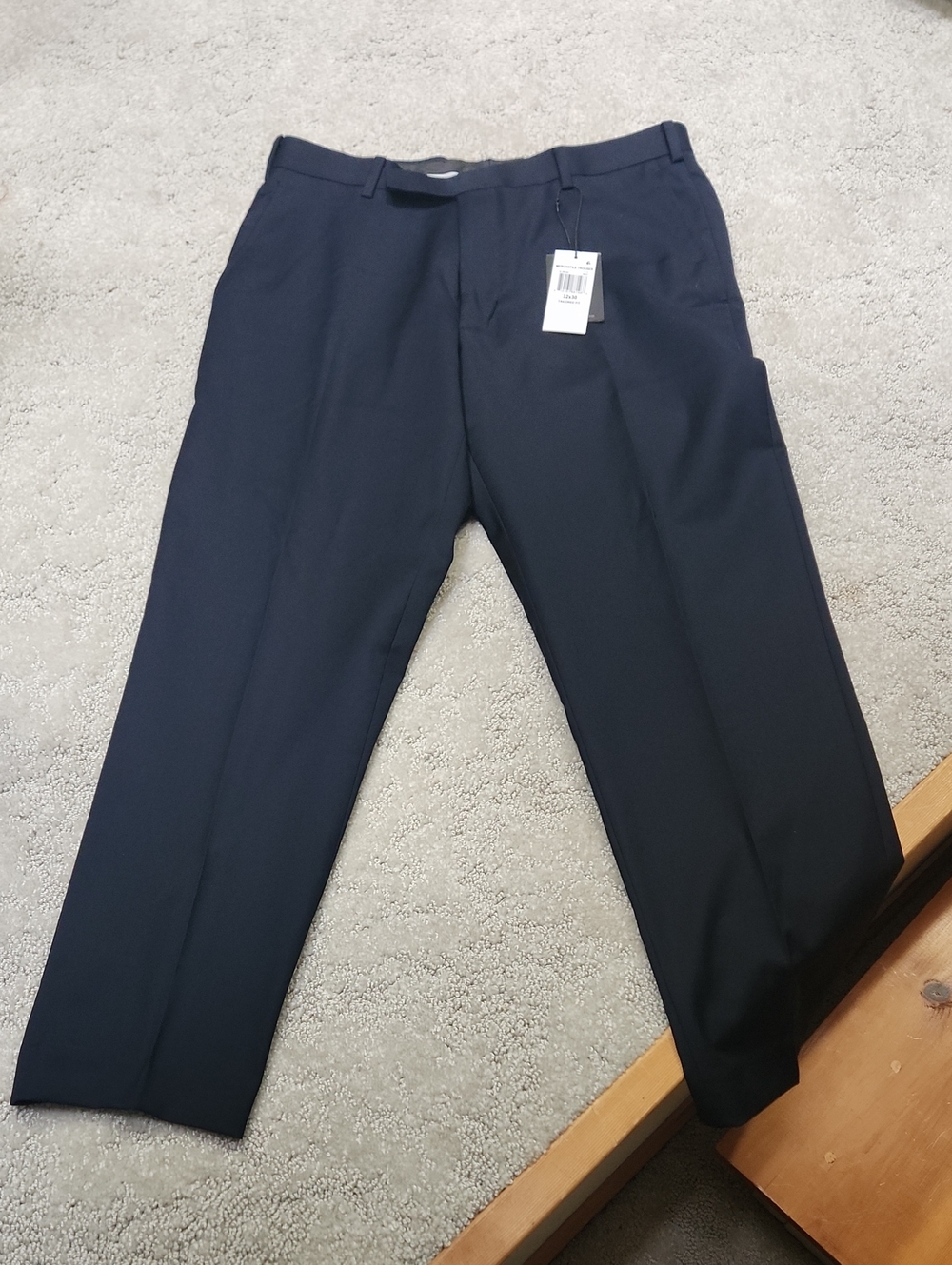 Men's Dress Pants in Navy - Modern Tailored Trousers